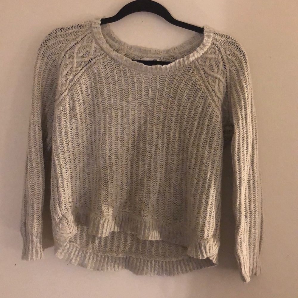 Pacsun Cream Knit Sweater